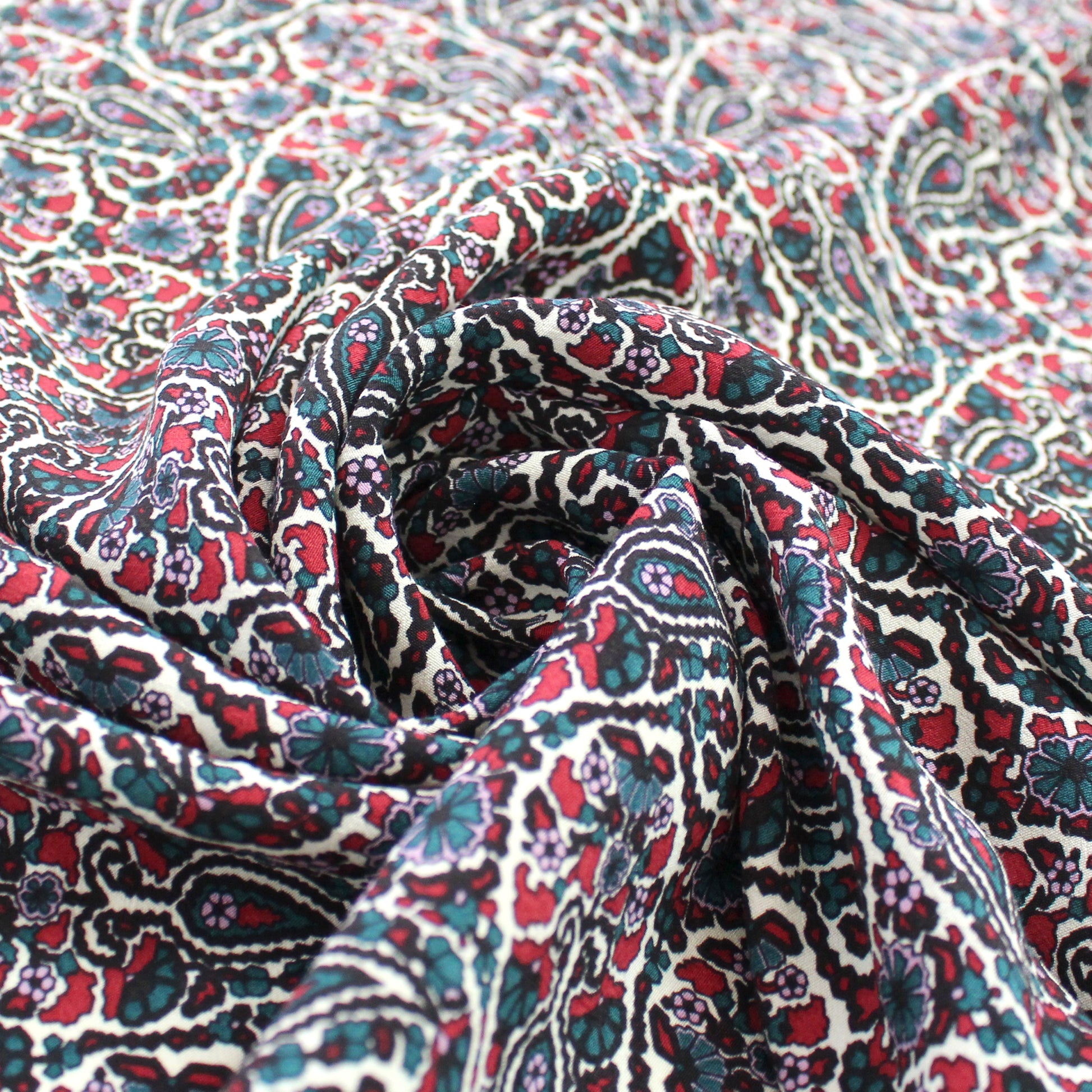 Italian designer deadstock 'Isabel' viscose crepe