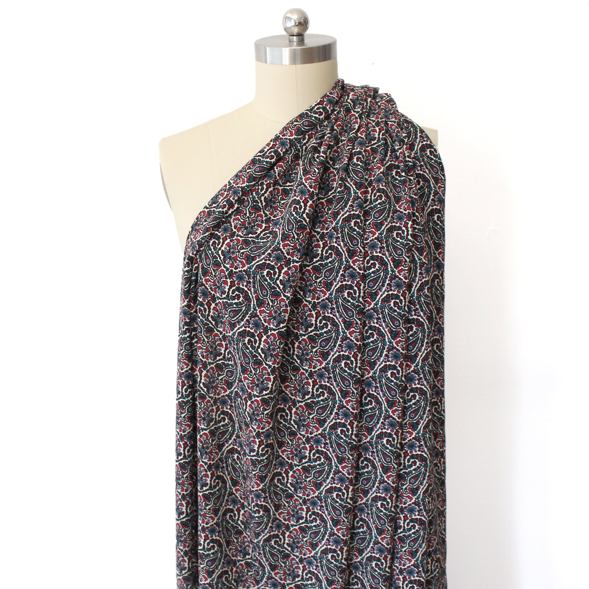 Italian designer deadstock 'Isabel' viscose crepe
