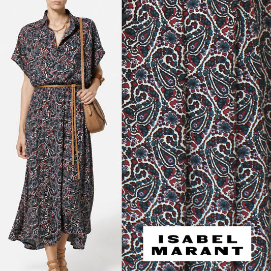 Italian designer deadstock 'Isabel' viscose crepe