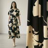 Italian designer deadstock 'Mara' viscose crepe