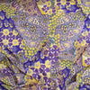 Italian 'violet tapestry' viscose challis