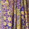 Italian 'violet tapestry' viscose challis