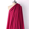 "Boss" viscose blend drapey ponte - cerise