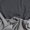 "Boss" reversible viscose ponte - charcoal/black