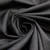 "Boss" reversible viscose ponte - charcoal/black
