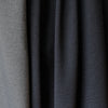 "Boss" reversible viscose ponte - charcoal/black
