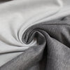 Italian doubleface viscose ponte - charcoal/ash
