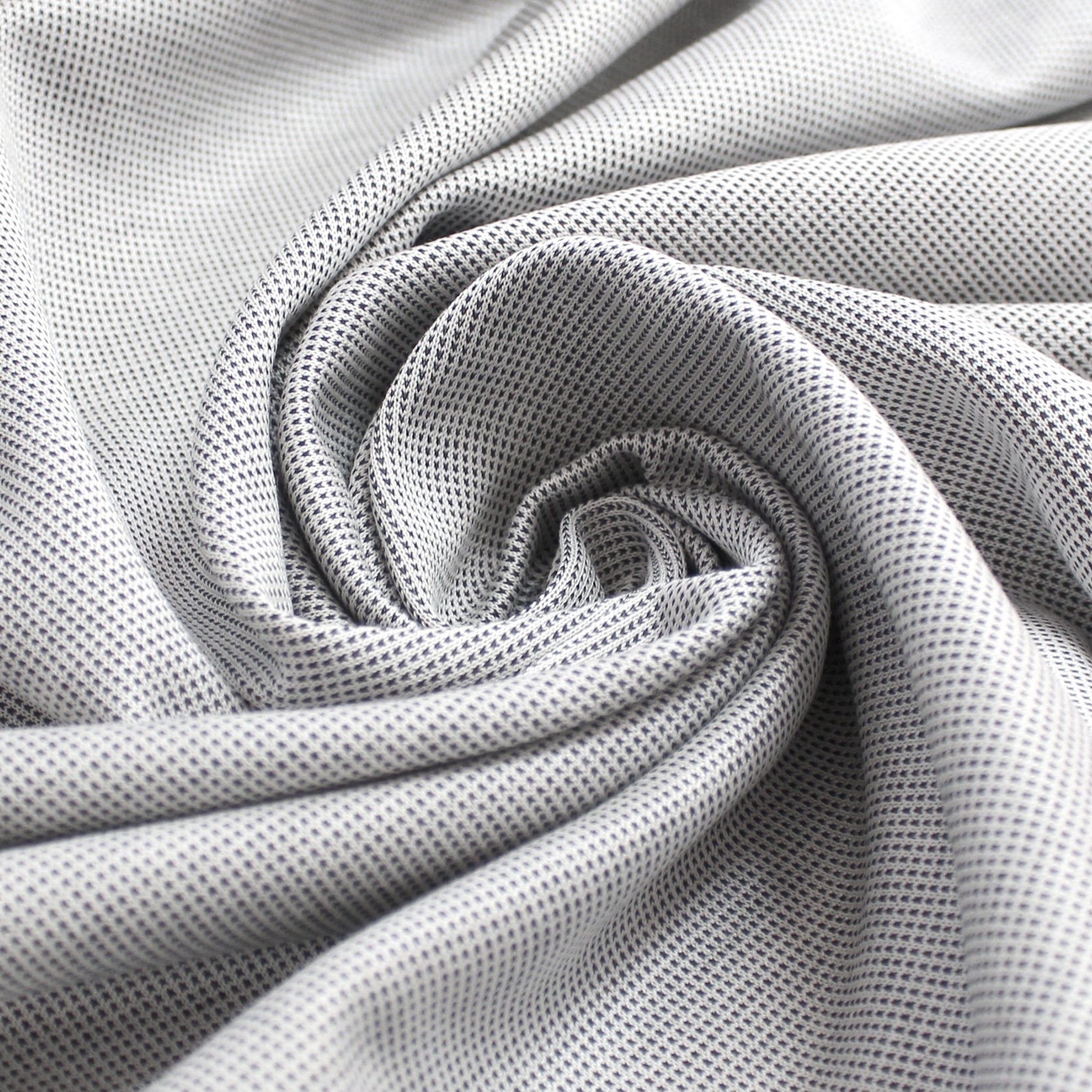 Famous Designer reversible cotton doubleknit - tan/black/cloud