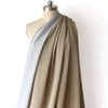 Famous Designer reversible cotton doubleknit - tan/black/cloud