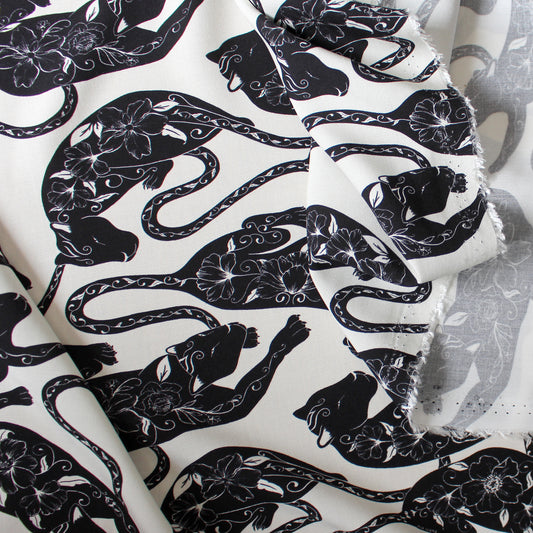 'puma flora' drapey viscose woven, Oeko-Tex cert.