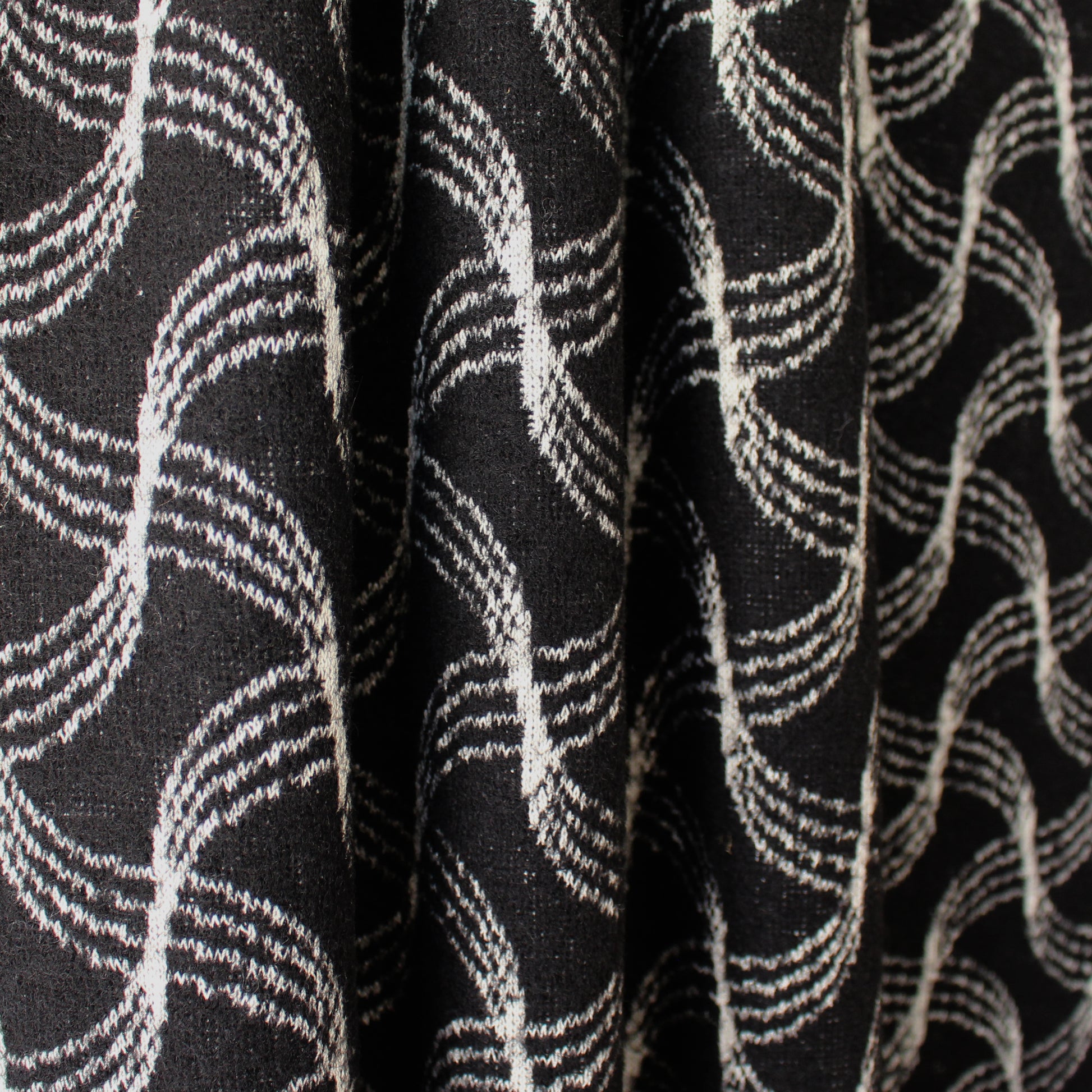 Italian 'DNA plaid' all-wool doubleface knit coating