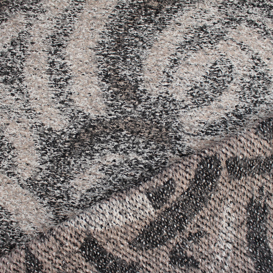 Italian 'atmosphere' brushed wool boucle knit