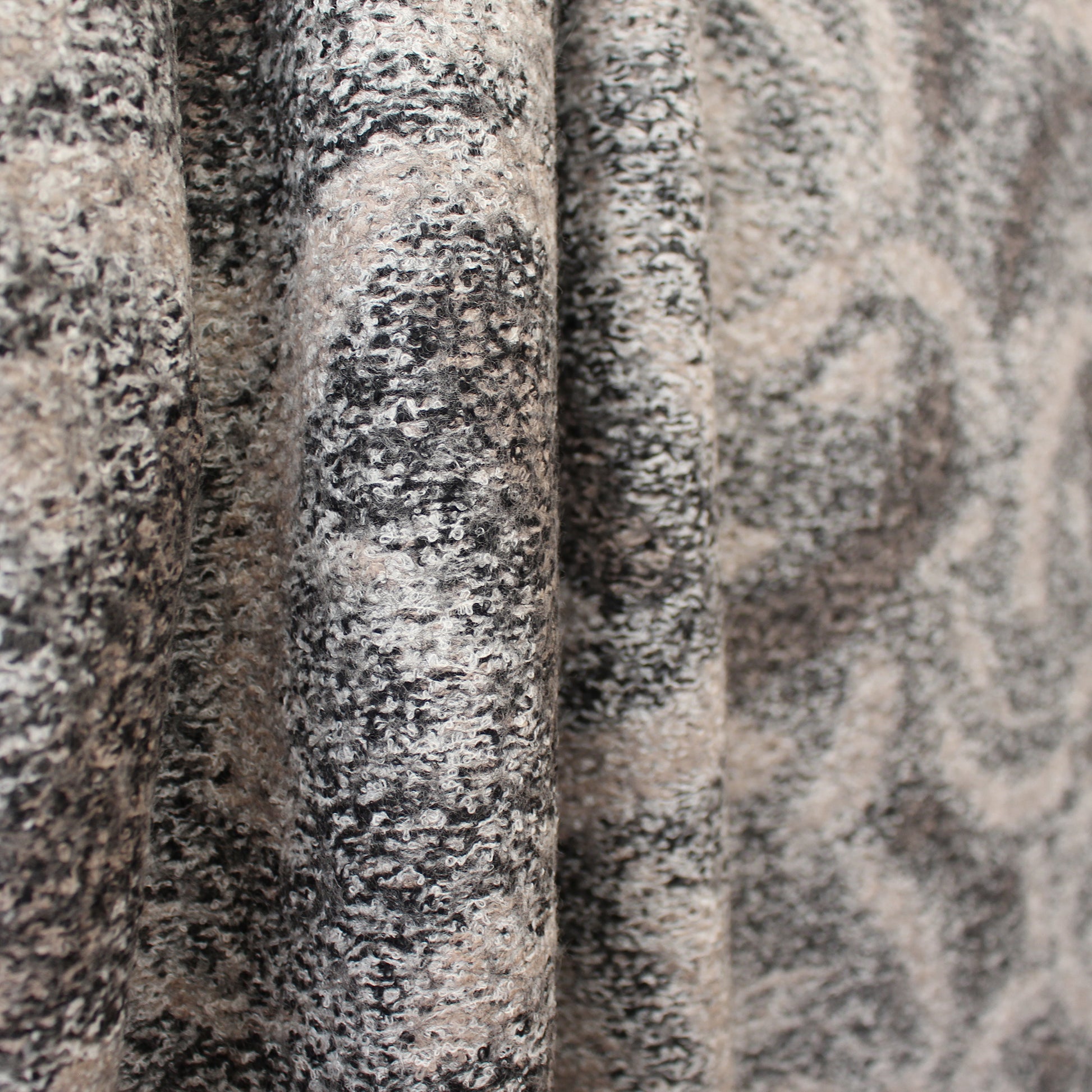 Italian 'atmosphere' brushed wool boucle knit