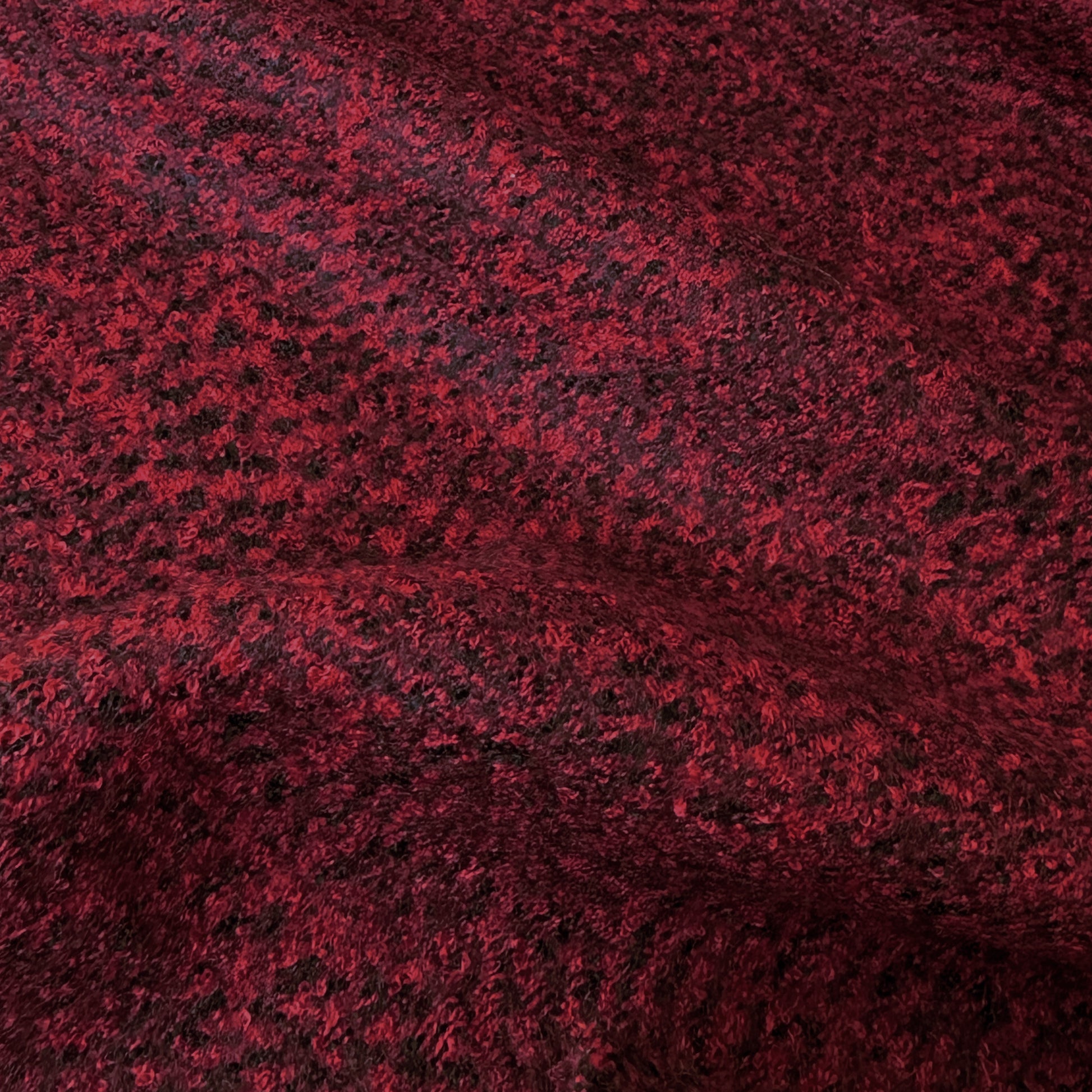 Italian deadstock 'nautilus' wool boucle knit