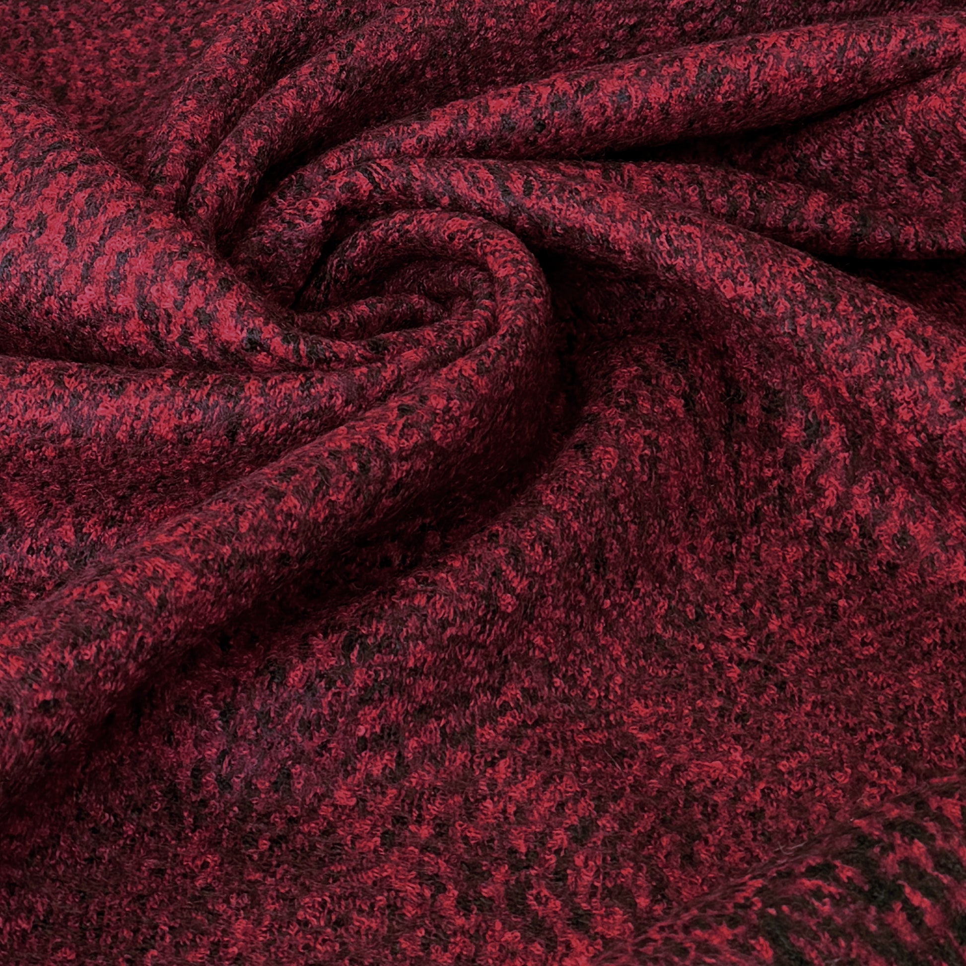 Italian deadstock 'nautilus' wool boucle knit