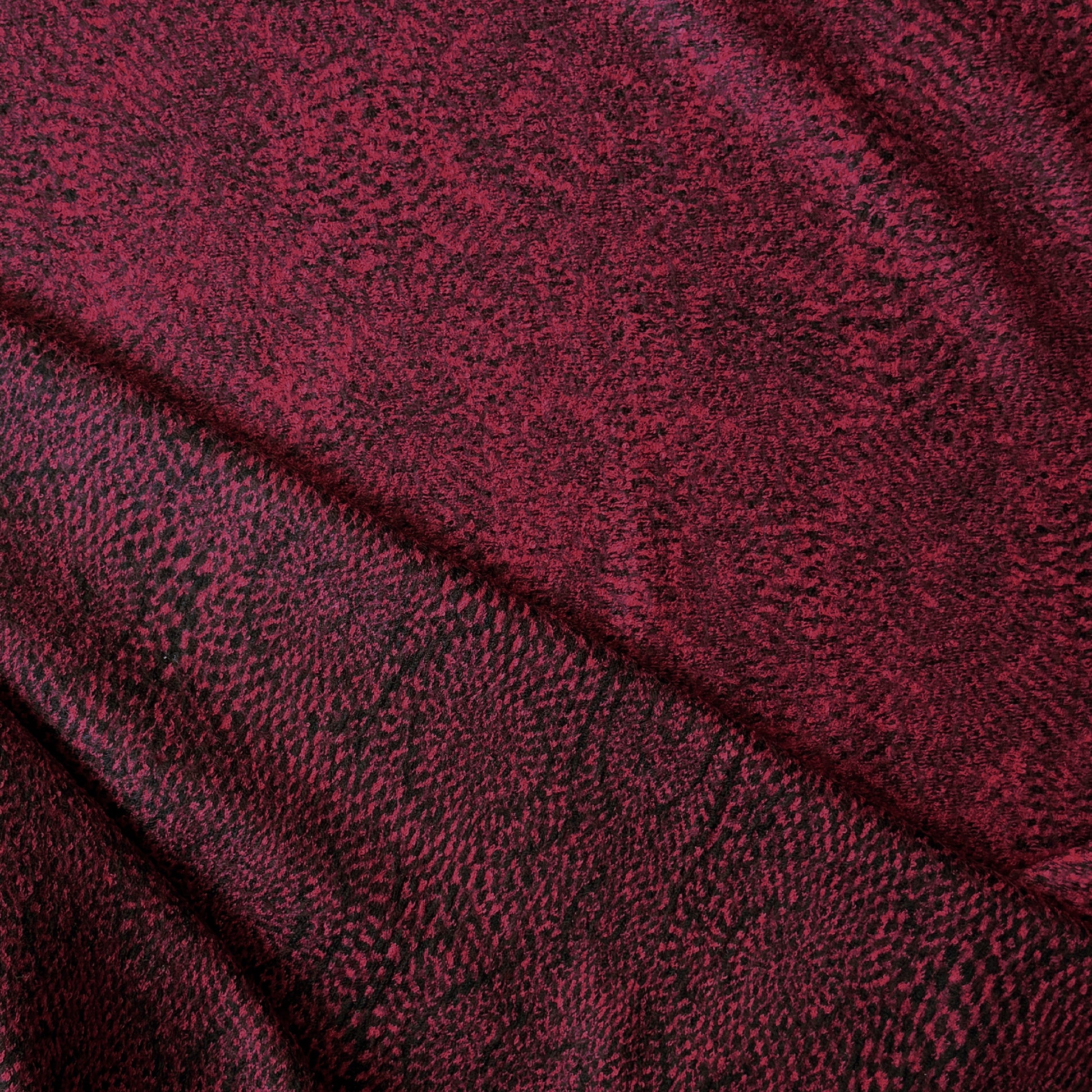 Italian deadstock 'nautilus' wool boucle knit
