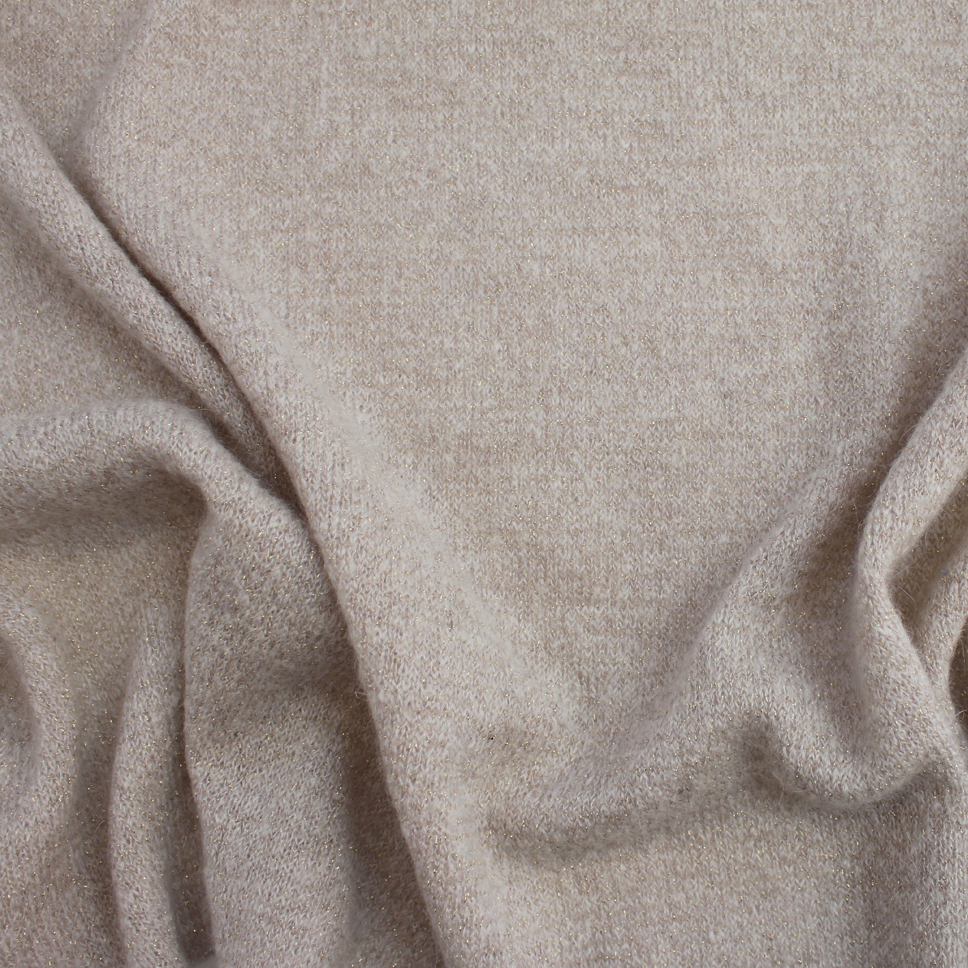 Italian virgin wool 'shimmer melange' sweater knit