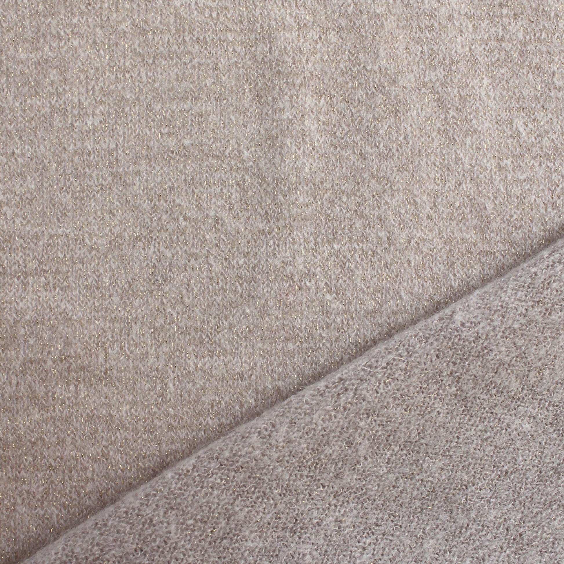 Italian virgin wool 'shimmer melange' sweater knit