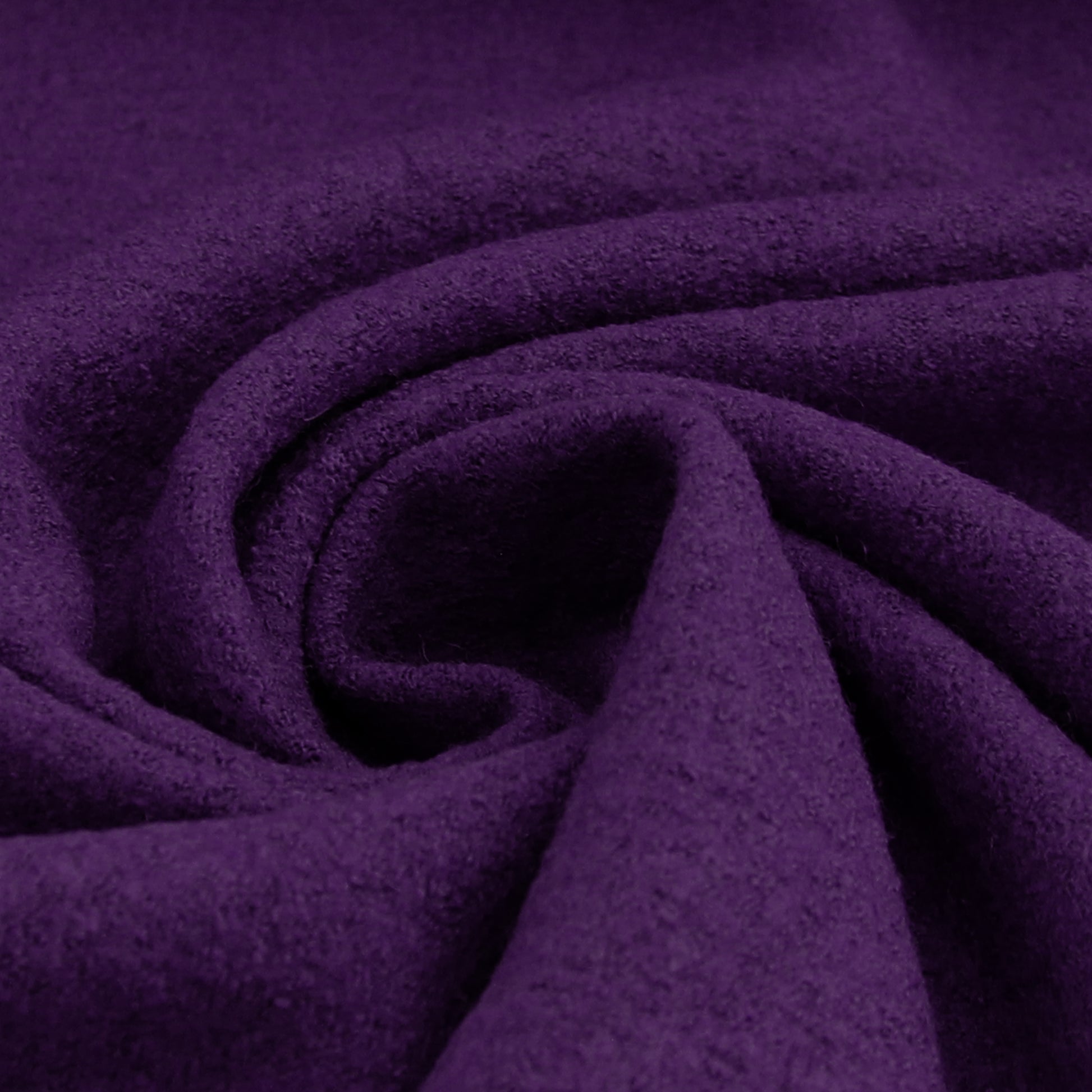 Italian virgin wool boucle' knit suiting - purple