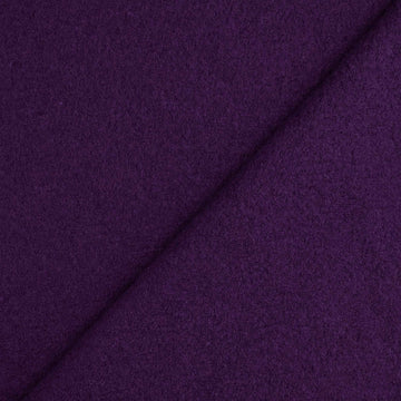 Italian virgin wool boucle' knit suiting - purple