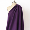 Italian virgin wool boucle' knit suiting - purple