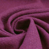 Italian virgin wool boucle' knit suiting - plum flower
