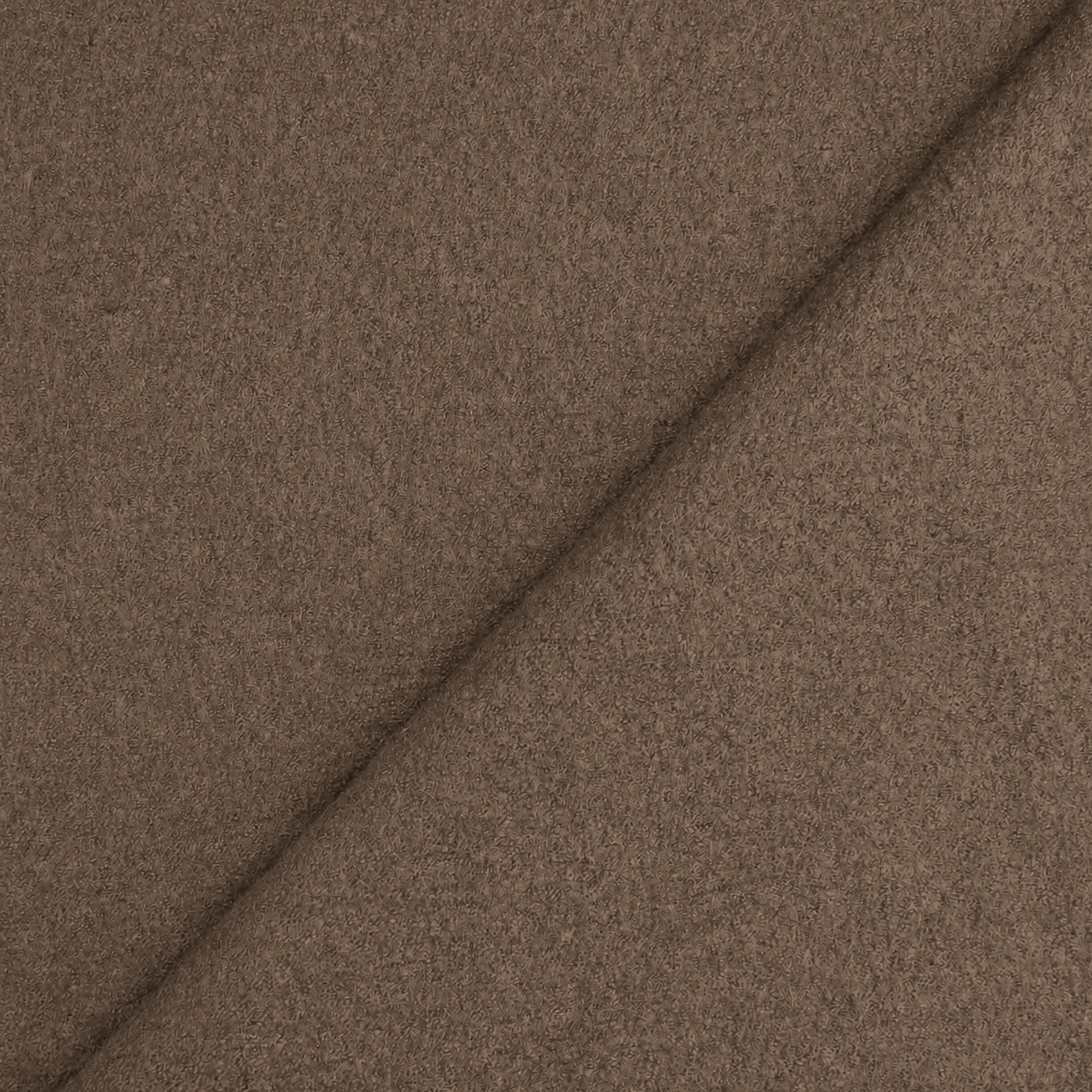 Italian virgin wool boucle' knit suiting - mushroom