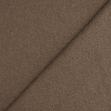 Italian virgin wool boucle' knit suiting - mushroom