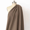 Italian virgin wool boucle' knit suiting - mushroom