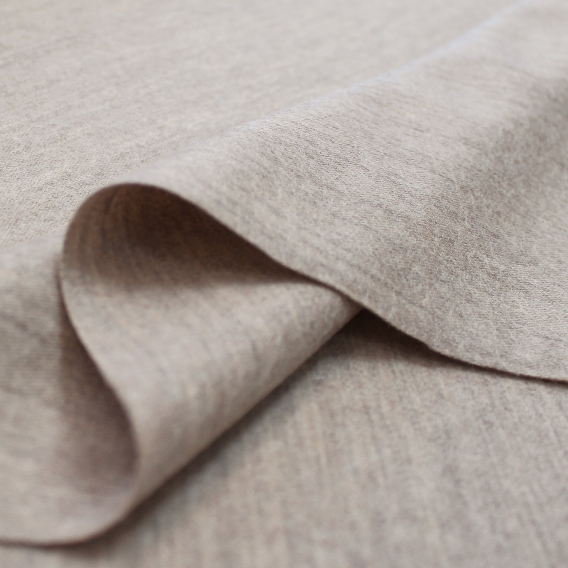 Famous Designer 'warm sand' virgin wool knit suiting