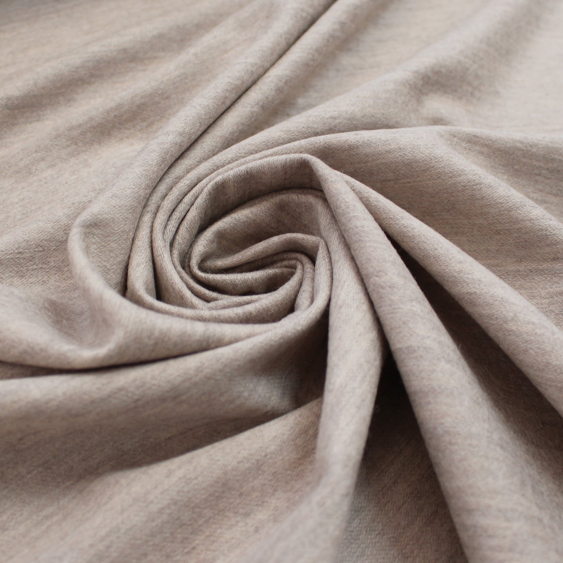 Famous Designer 'warm sand' virgin wool knit suiting