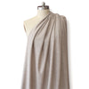 Famous Designer 'warm sand' virgin wool knit suiting