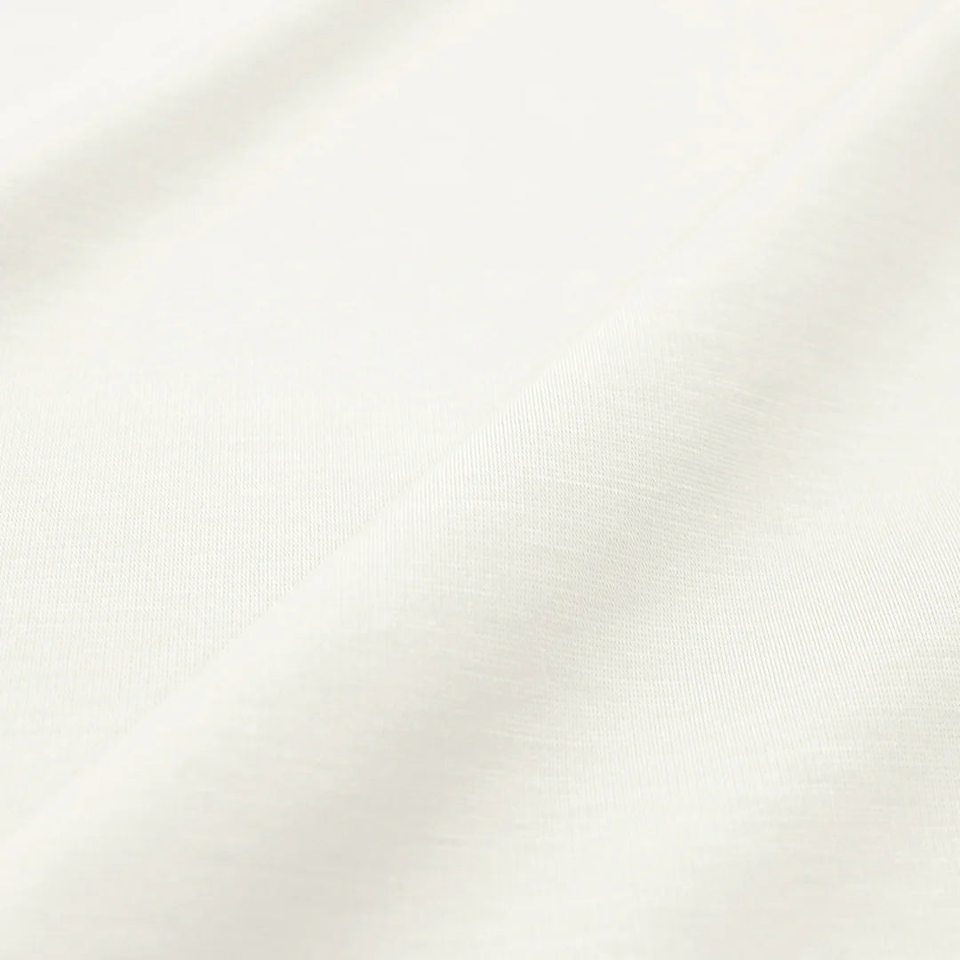 premium rayon blend ponte - creamy ivory