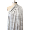 premium rayon blend ponte - variegated gray/cream