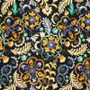 'ornamental' stretch viscose woven - yellow