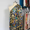 'ornamental' stretch viscose woven - yellow