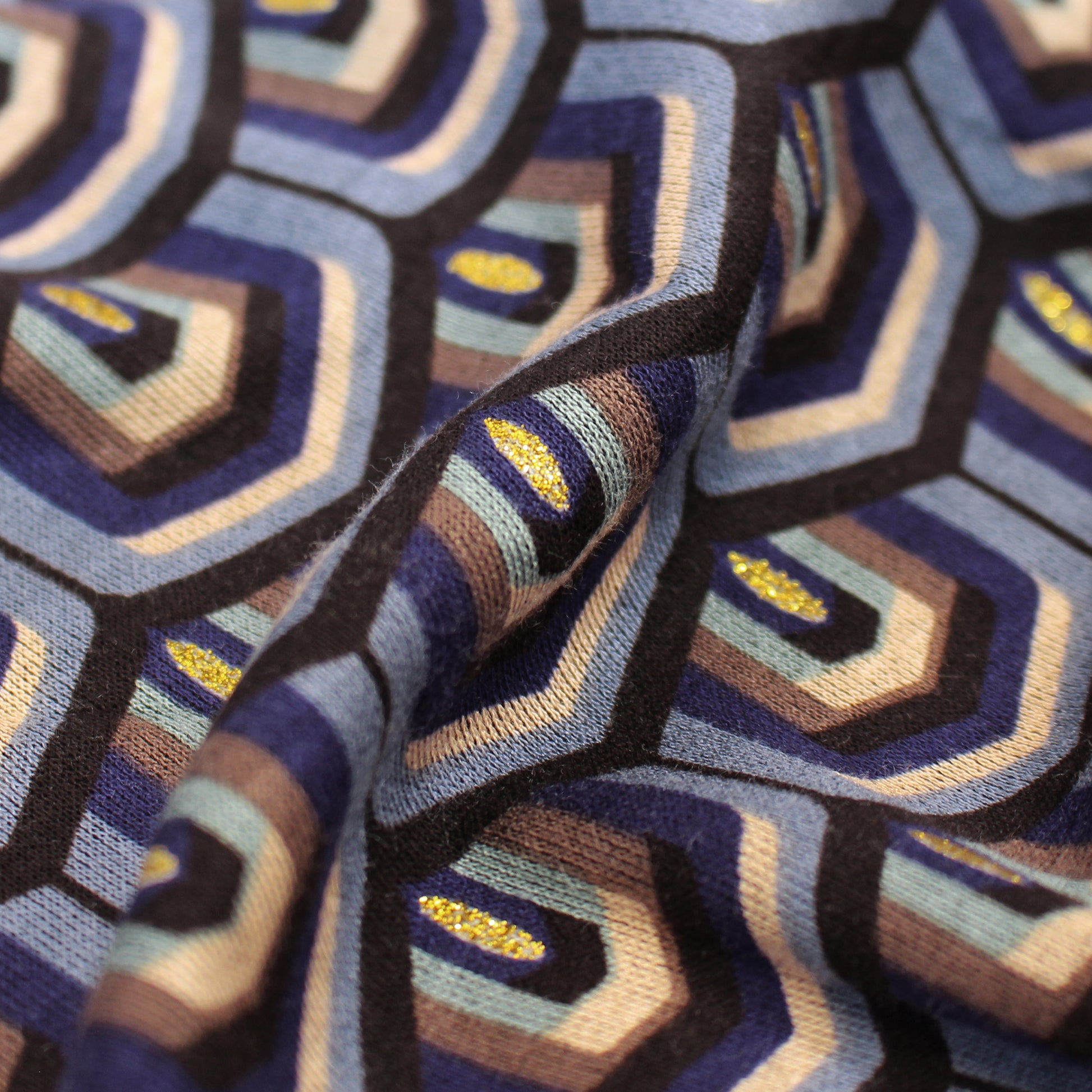 'half diamond' drapey viscose blend doubleknit, Oeko-Tex cert.