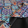 'tilework' drapey viscose blend doubleknit, Oeko-Tex cert.