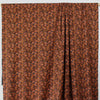 'block print floral' drapey viscose blend doubleknit, Oeko-Tex cert. - spice