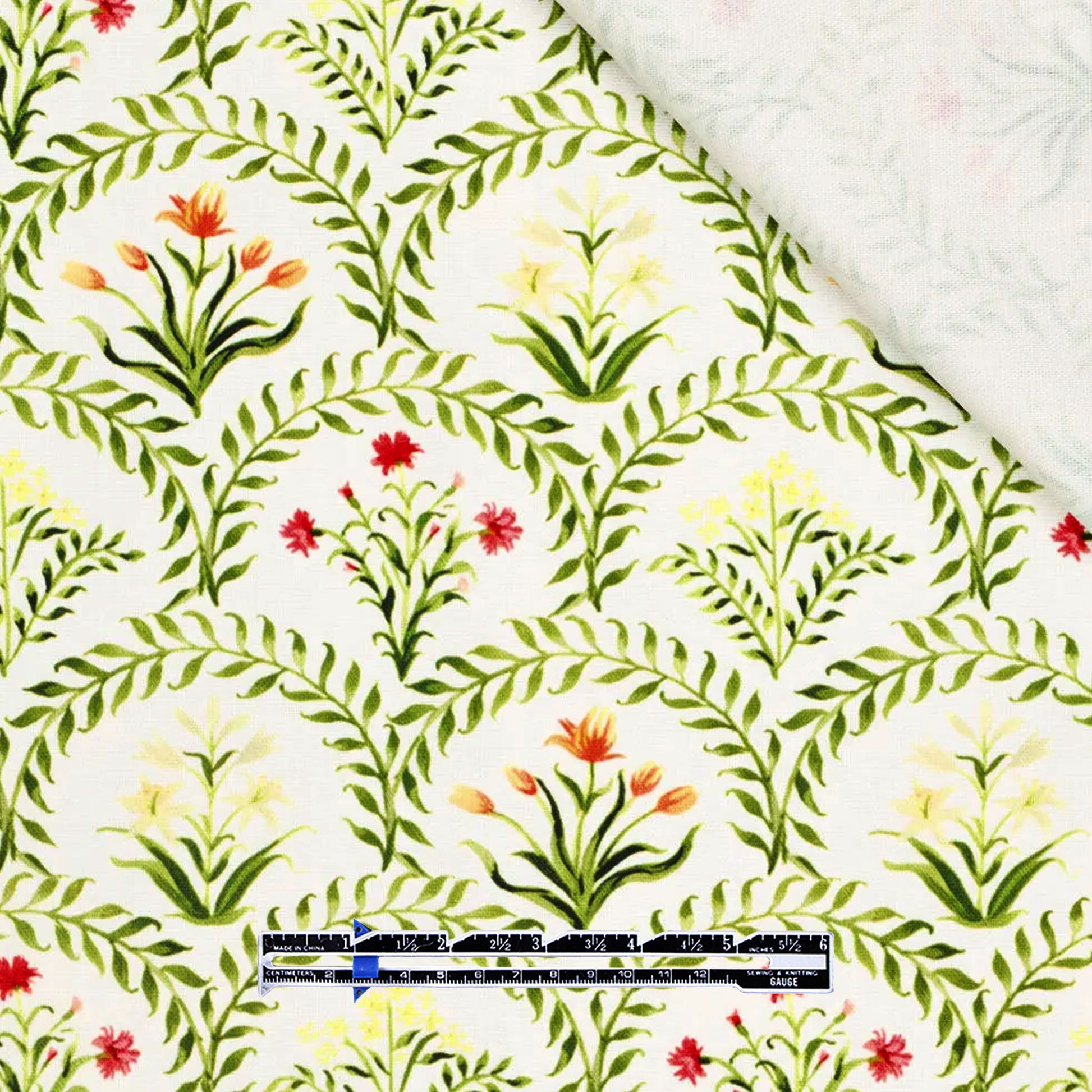 digital 'canvas bouquet' cotton canvas, Oeko-Tex cert.