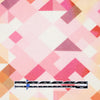 digital 'geo shortcake' cotton canvas, Oeko-Tex cert.