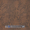 'snake skin' leather-look printed ponte doubleknit