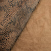 'snake skin' leather-look printed ponte doubleknit