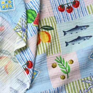 'fine dining' mousseline cotton double gauze