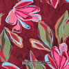 'vineyard blooms' viscose stretch twill, Oeko-Tex cert.