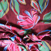 'vineyard blooms' viscose stretch twill, Oeko-Tex cert.