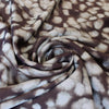 'roya' printed viscose woven - espresso leopard