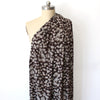 'roya' printed viscose woven - espresso leopard