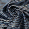 'roma sequin' printed ponte doubleknit, Oeko-Tex Cert. - denim blue