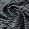 'roma sequin' printed ponte doubleknit, Oeko-Tex Cert. - gunmetal gray